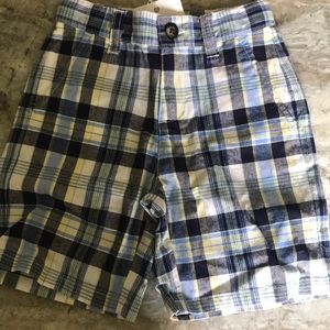 Janie and Jack plaid toddler shorts